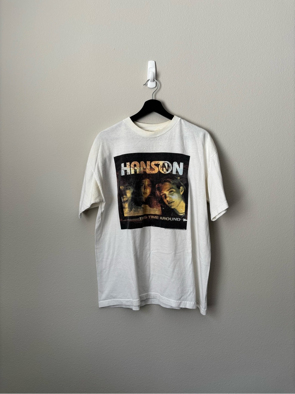 White Graphic Band T-Shirt - Print